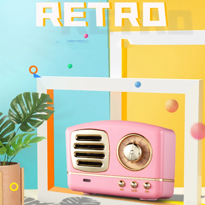 Bluetooth аудио мини портативный динамик USB TF карта Высокое качество FM радио