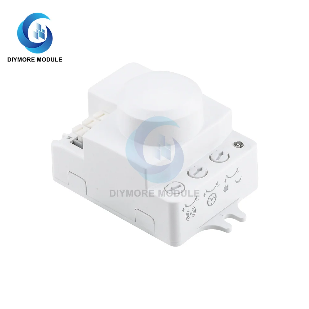 

5.8G Mini Microwave Light Control Sensor Switch Dimming Sensitivity Adjustment Delay Motion Detection Light Controller