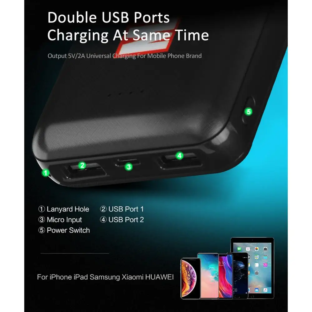 10000 мАч Мини банк питания Mirco USB Intput Быстрая зарядка Marvel Мстители портативное зарядное устройство двойной USB быстрый выход повербанк портативное зарядное устройство
