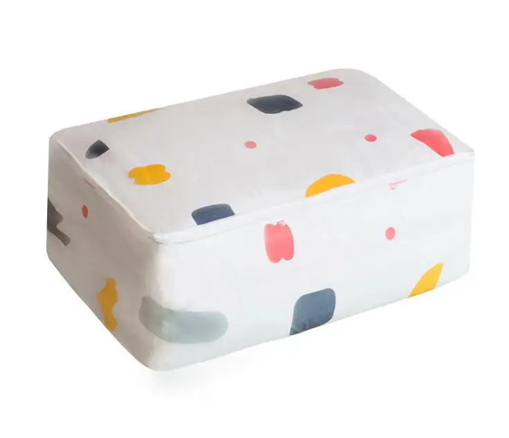 

New Waterproof Portable Clothes Storage Bag Organizer Folding Closet Organizer For Pillow Quilt Blanket Quilt Bag Organizer