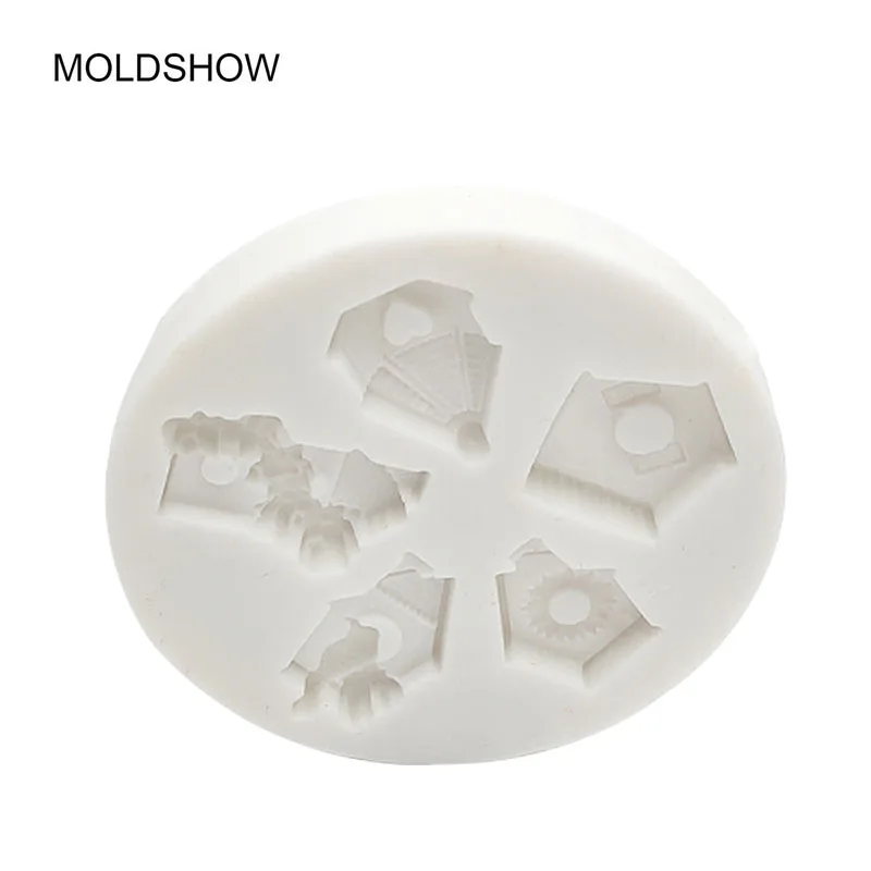 Бесплатная доставка Птичье гнездо силиконовая форма помадка кекс границы формы