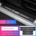 Для PERODUA Эксия аксессуары 4 шт. стайлинга автомобилей порога двери педаль подоконника протектор углеродного волокна наклейки на автомобиль