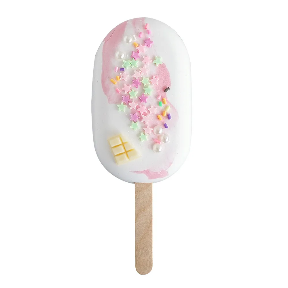Горячий искусственный пончик мороженое имитация торта закуска магазин украшения окна поддельные закуски мороженое сливочный пончик еда фотография Опора