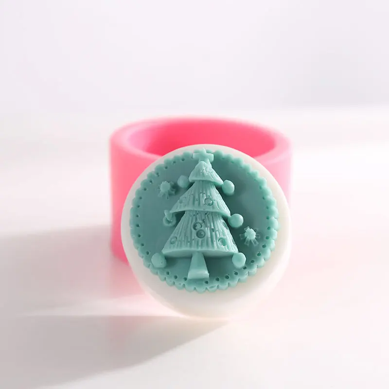 Силиконовая форма для мыла изготовления рождественской елки силиконовая