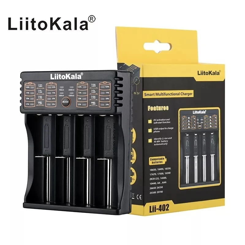 liitokala lii pd4 402 pd2 m4 s4 battery charger 1 2v 3 7v 3 2v aaa aa 21700 nimh li ion battery smart charger free global shipping