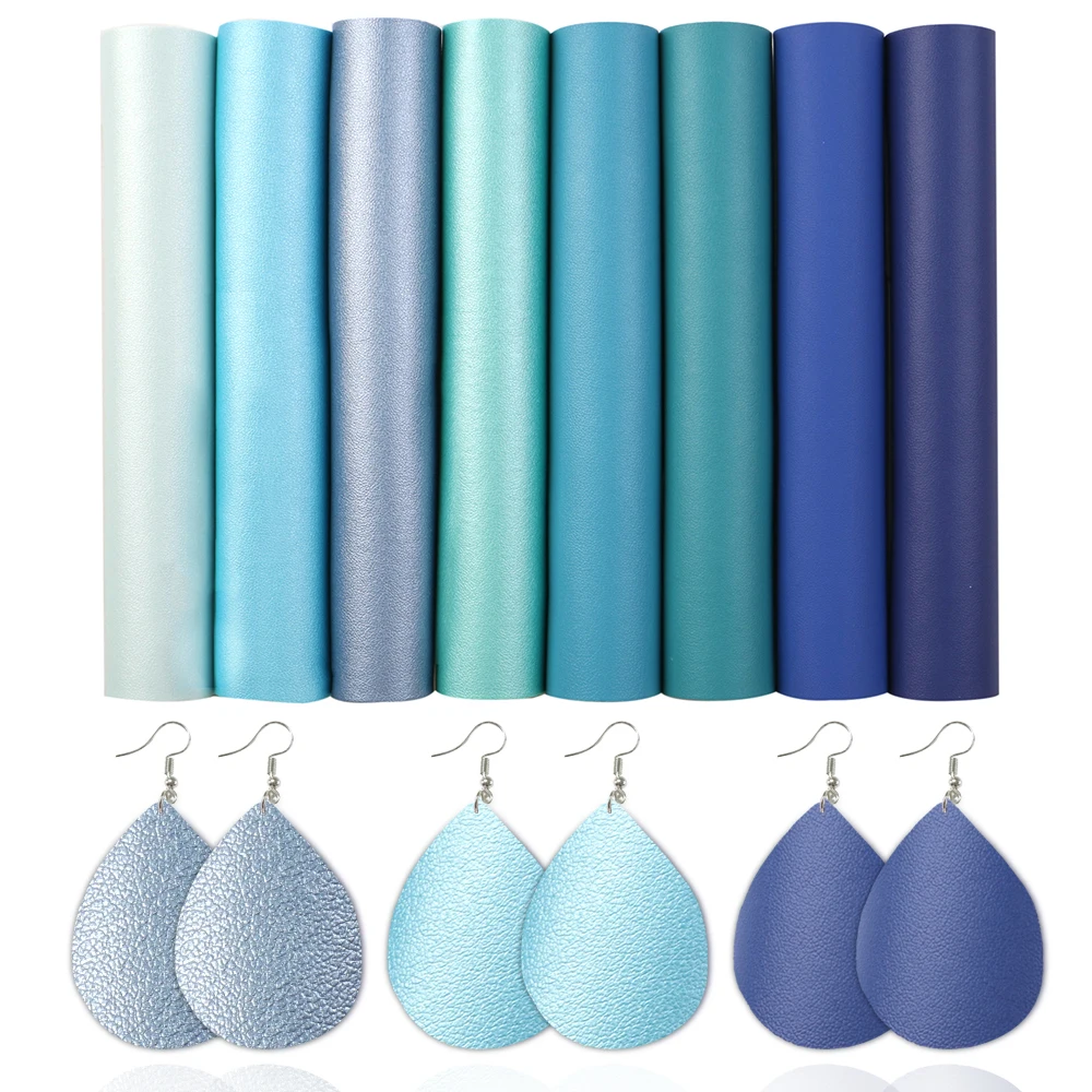 David Энджи 8 шт./компл. A5 размер перламутровый однотонный лист из искусственной