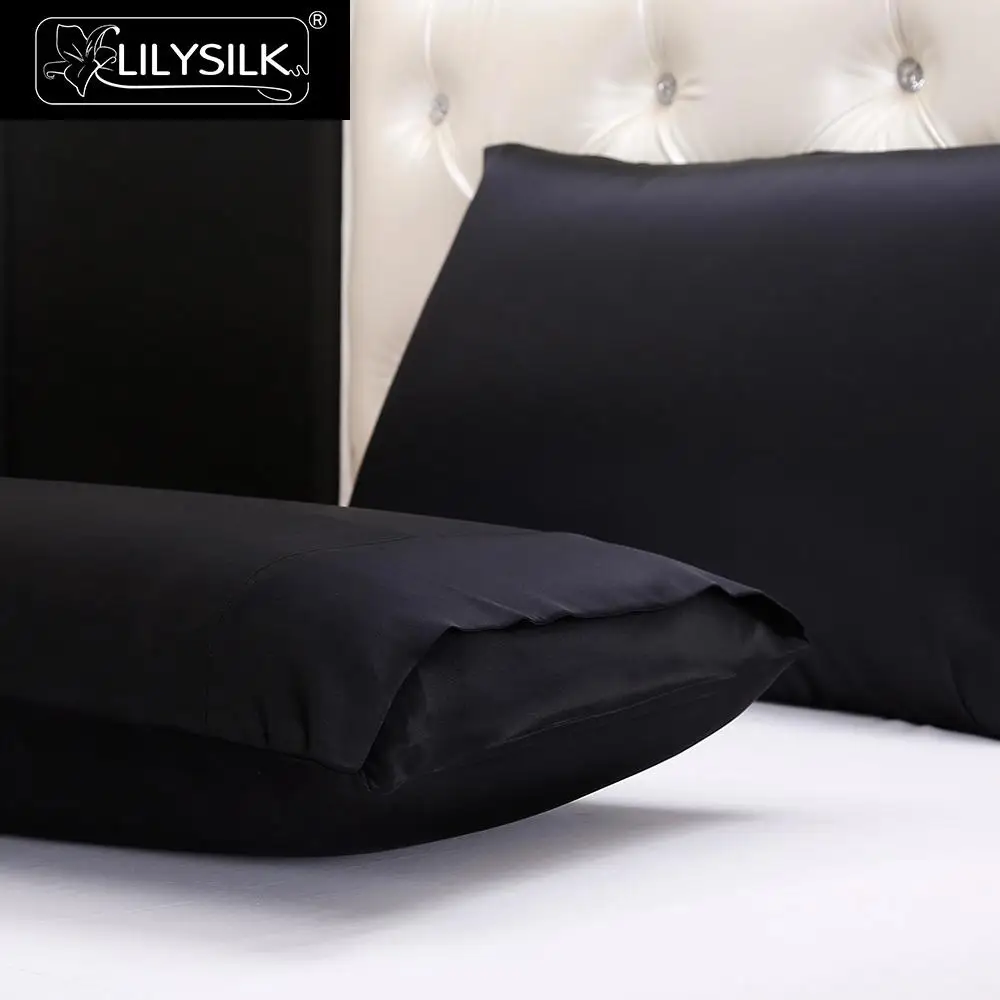 Lilysilk Наволочка шелковая 100% натуральный шелк Mulberry 25 Momme 40x60см 50x70см|long pillowcase|silk