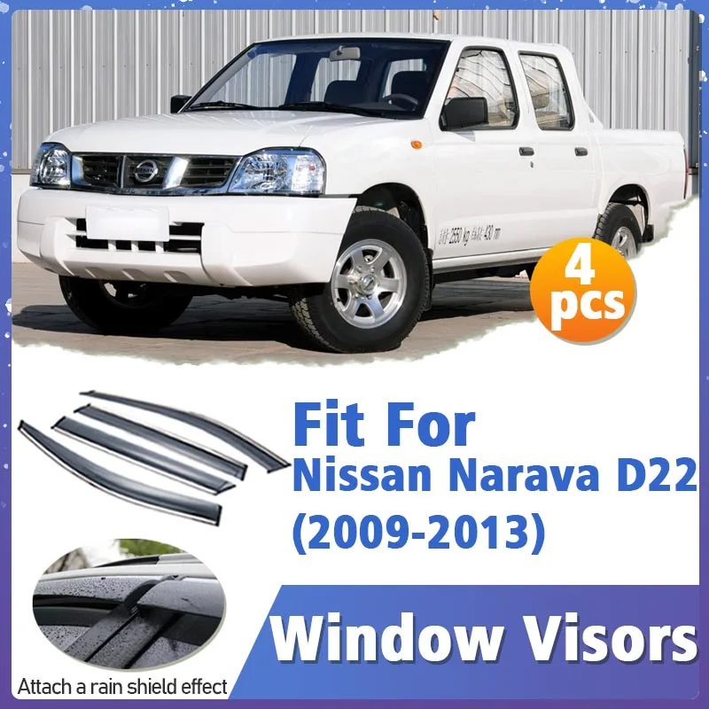 Оконный козырек для Nissan Navara D22 2009-2013 вентиляционная крышка отделка навесы защита