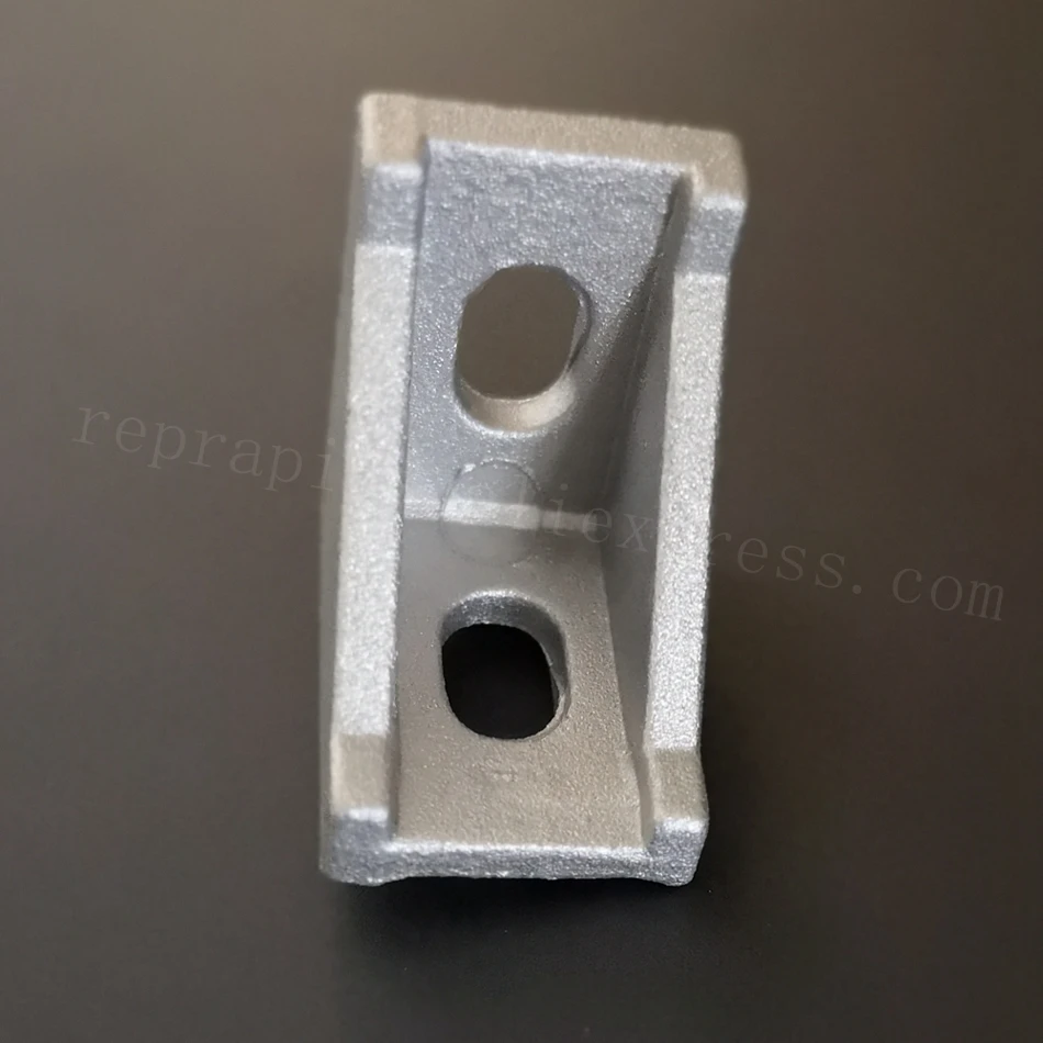 50pcs 2028 Black and Sliver Bracket Aluminum Profile Corner Fitting Angle for 2020 3d Printer Parts | Компьютеры и офис