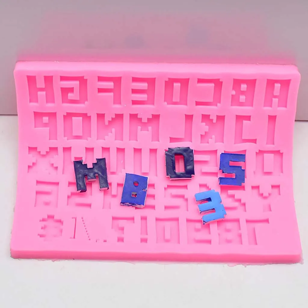 Кухонный инструмент буква ABC силиконовая форма для помадки украшение торта