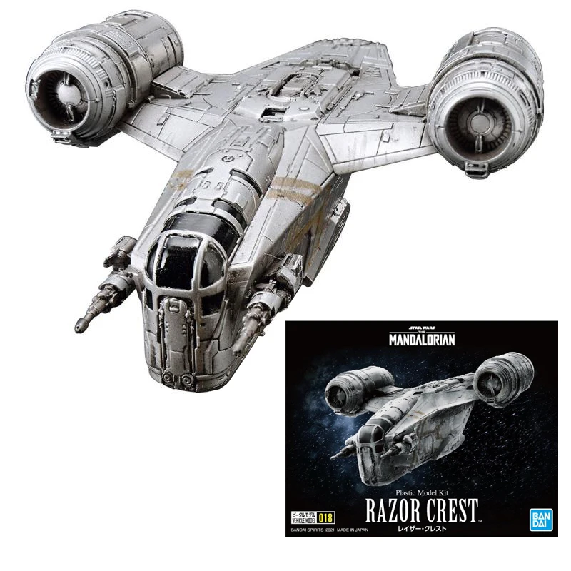 

Первое издание, оригинал, Bandai Звездные войны, мандалорец 018 Sw, бритва, гребень, модель игрушки, аниме, фигурка, игрушки для детей