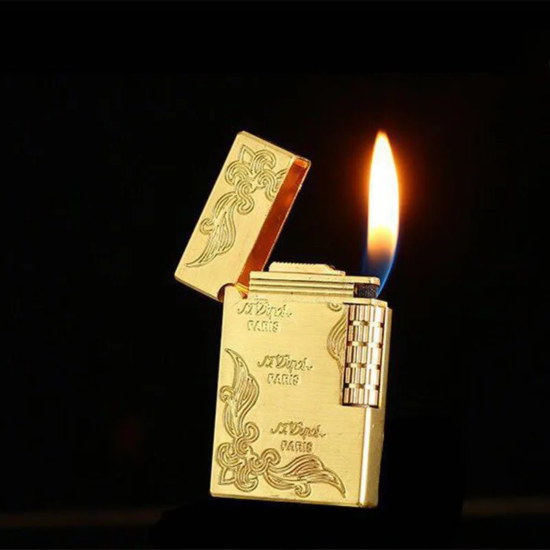Металлическая надувная Зажигалка для сигарет зажигалка курения с бесплатным