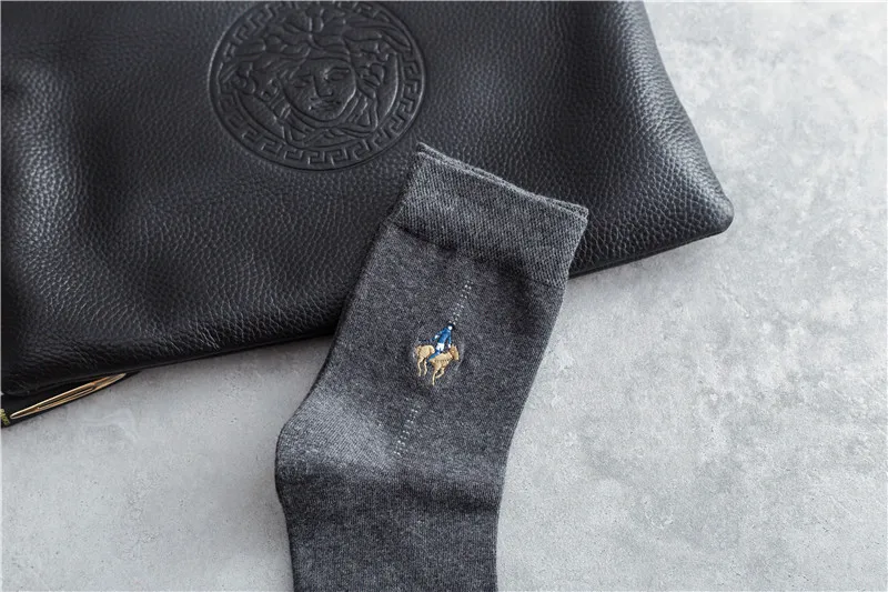 Новинка 2020 осенне зимние мужские хлопковые носки подлинный мужской деловой