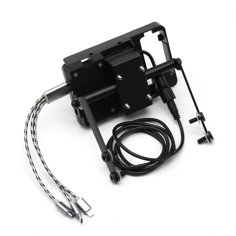 

USB Charger Phone Holder Stand Bracket for Kawasaki Versys 1000 VERSYS1000 2017 2018 Motorcycle GPS Navigation Plate
