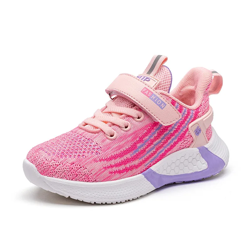 2020 спортивная детская обувь для девочек кроссовки пешего туризма модная дышащая