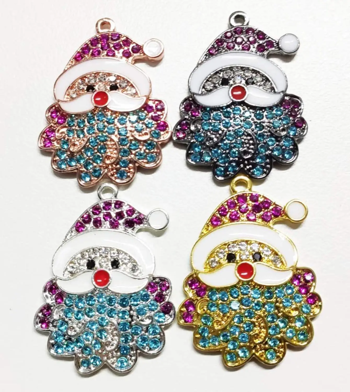 

10pcs Christmas merry charms for women DIY jewelry accessories