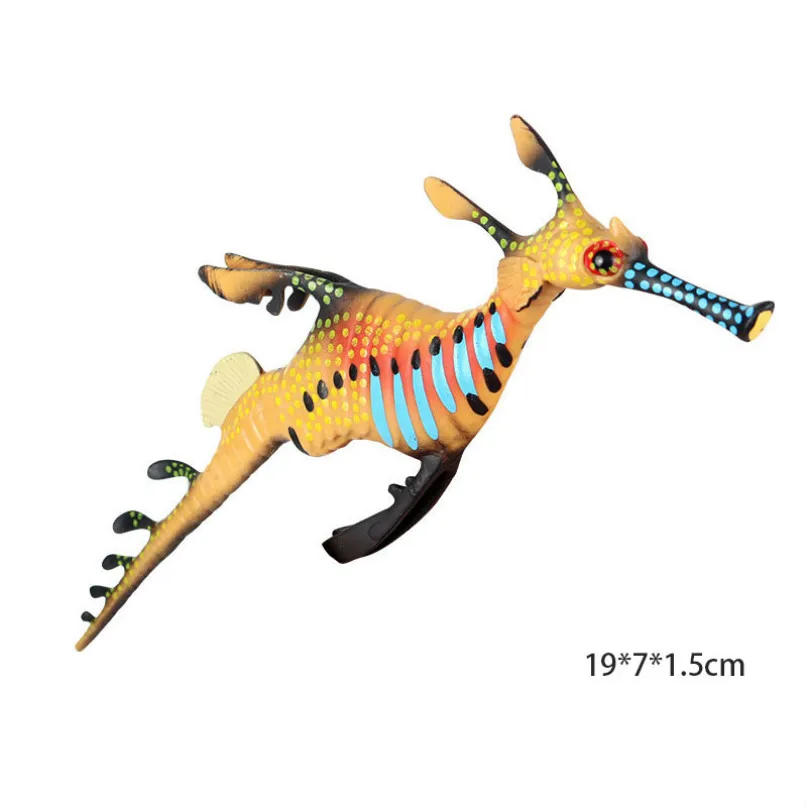 Sea Grass Dragon Модель осьминога, Акула, парусник, модель осьминога, фигурка морской жизни, образовательная фигура, океан, с животными из ПВХ, игрушка для детей, Детский декор, подарок - Цвет: Sea Grass Dragon