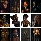 Черно-белая африканская Woman-5D-Diamond картина полная вышивка крестом мозаика абстрактная Обнаженная вышивка стразами девушка подарок