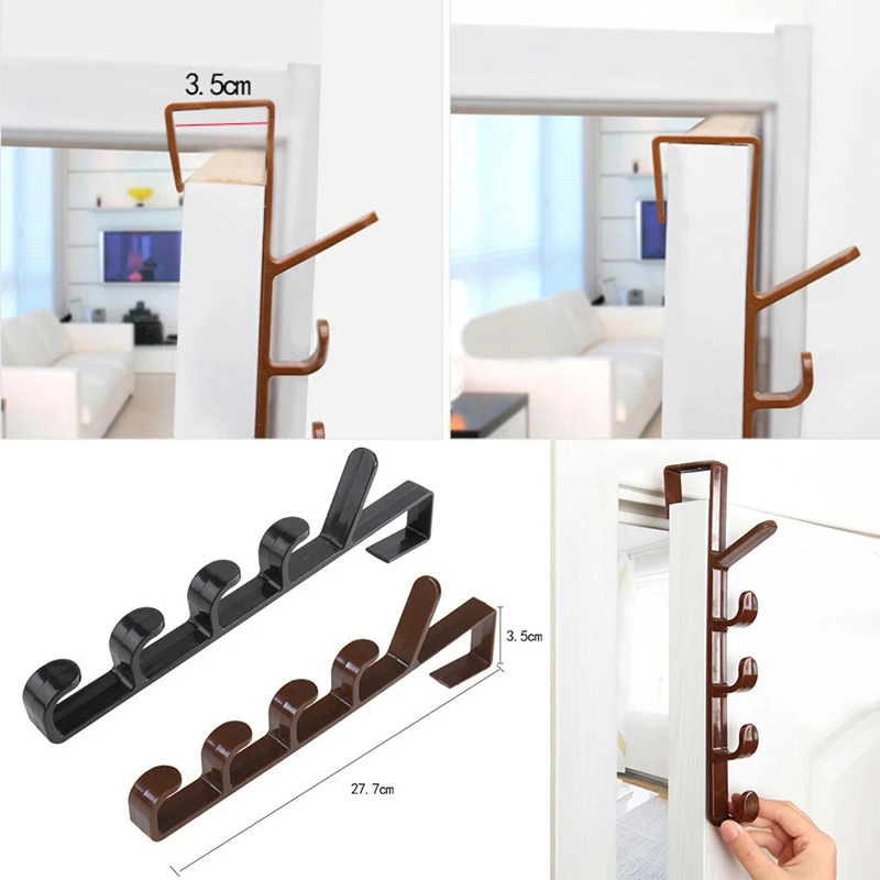 Пластиковая вешалка для дверей в спальню бытовые ранцы хранения одежды