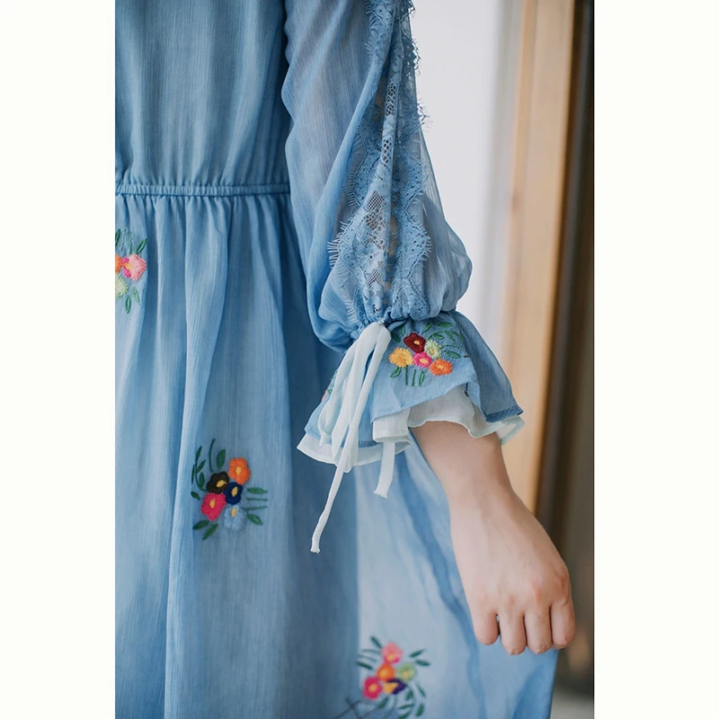 Женское винтажное платье Бохо YAMDI элегантное подиумное А-силуэта вечернее с