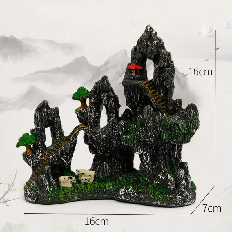 

Aquarium Decoration Simulation Resin Rockery Fish Tank Ornamental Landscaping Ornaments Artificial Rockery Fish Tank Accessories