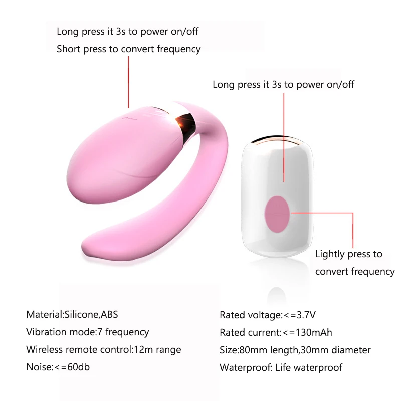 Массажный носимый вибратор с пультом управления секс Анальная пробка игрушки