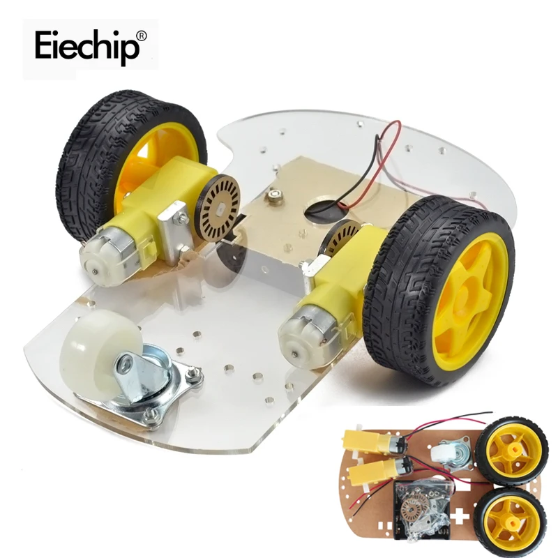 Комплект шасси для Arduino 2WD Motor Smart Robot кодер скорости Аккумуляторный блок набор
