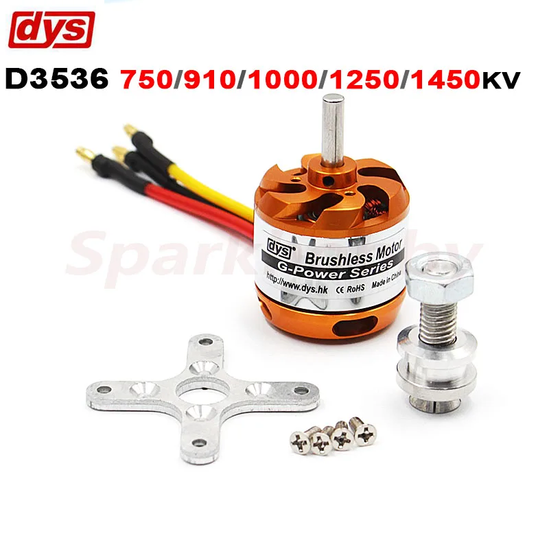 d3536 3536 750kv 910kv 1000kv 1250kv 1450kv 2 4s lipo brushless двигатель fpv 50mm вал 10