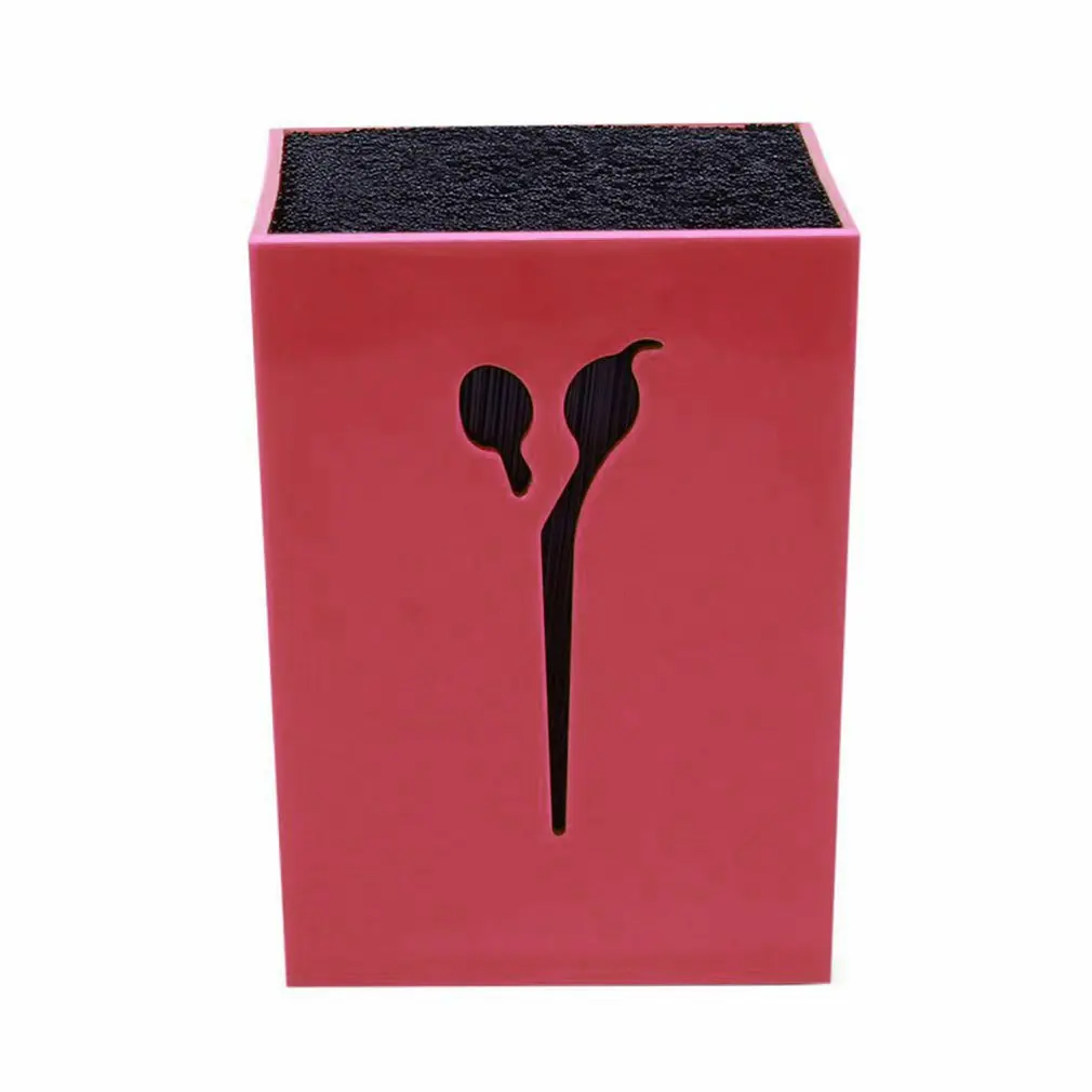 

Professional Storage Box Socket Hair Scissors Clips Fashion Pot Stand Case Non Slip Barber Hair Salon Accessories