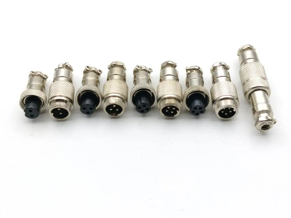 10 комплектов (Папа + мама) Авиационная вилка GX12 12 мм адаптер питания шасси|adapter