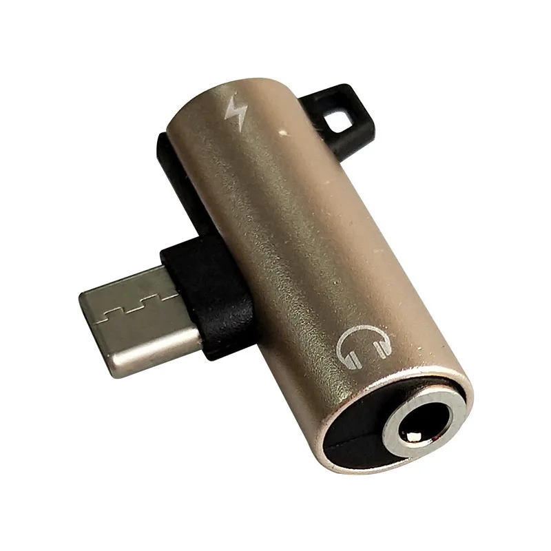 2 в 1 Тип C до 3 5 мм разъем для подключения наушников USB Type аудио адаптер Xiaomi 6 Huawei