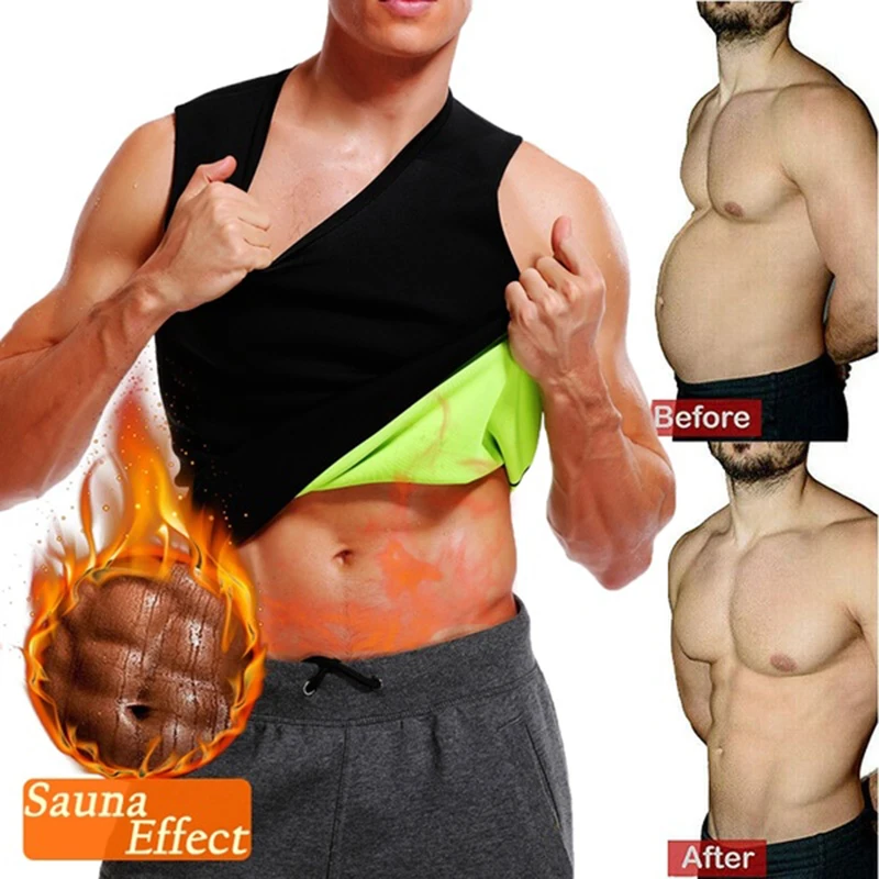 Мужской неопреновый жилет для похудения похудения|Корректирующее белье| |