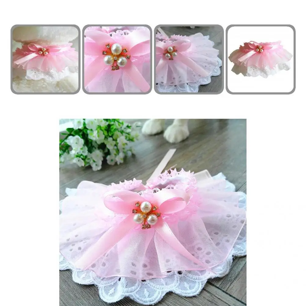 

Long Lasting Attractive Teddy Dog Decorative Saliva Bib for Photography