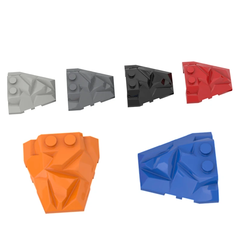 BuildMOC 64867 4x4, потрескавшийся скошенный сломанный кирпич ldd64867 для строительных блоков, детали «сделай сам», конструкция Cr BuildMOC 64867 4x4, потрескавшийся скошенный сломанный кирпич ldd64867 для строительных блоков, детали «сделай сам», конструкция Cr