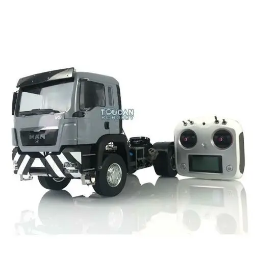 

Remote Control 1/14 LESU MAN TGS 4*2 Metal Chassis Tractor Truck Painted Cabin Radio Light THZH0951-SMT5