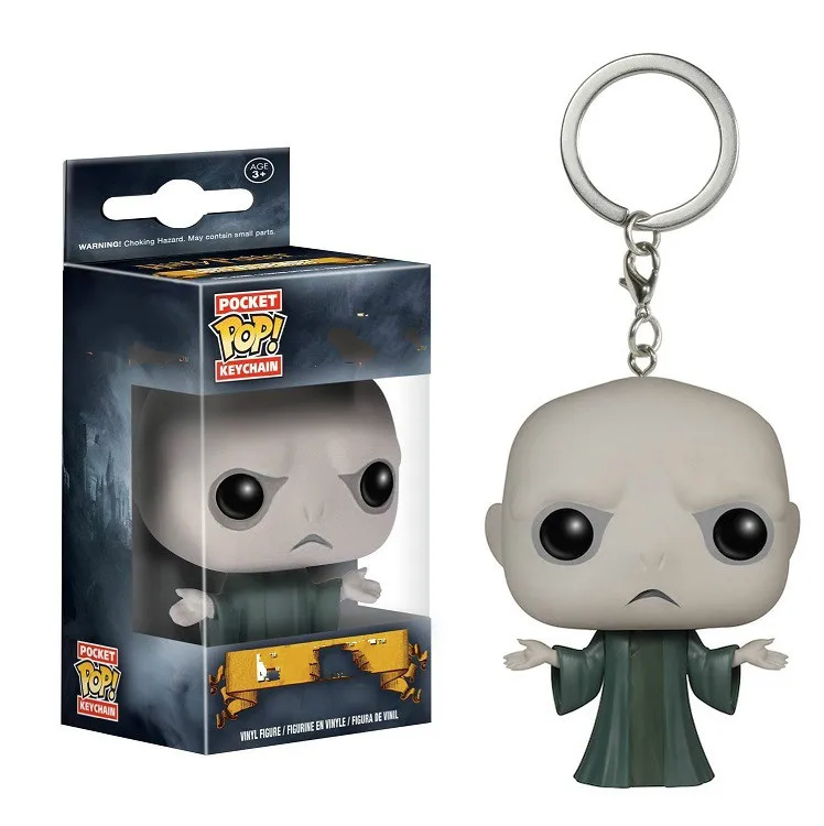 Funko pop брелок модель игрушки для chlidren аниме Рисунок Гарри Поттер король Игра престолов Джокер Харли Квинн брелок - Цвет: voldemort