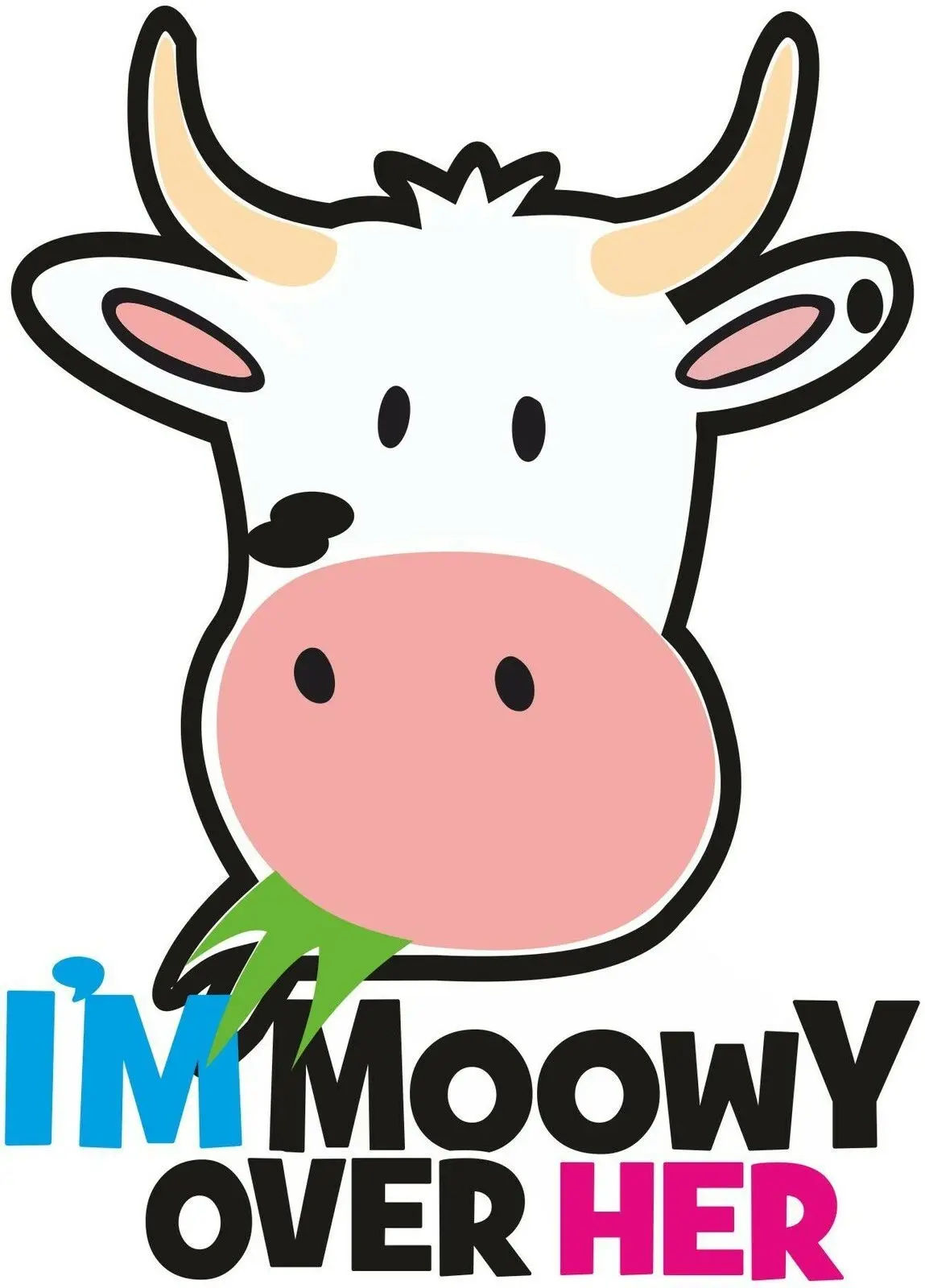 Я Moowy над ее Рождество футболка девушка бойфренд пара жена| |