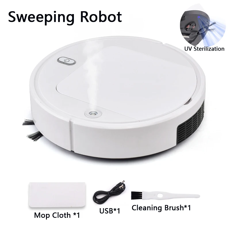 Робот пылесос беспроводной для сухой и влажной уборки 1800 па 5 в 1|Пылесосы| |