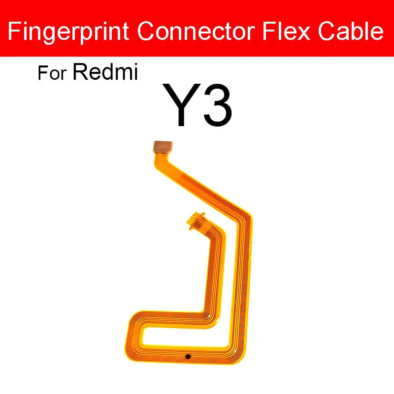 

Fingerprint Home Side Button For Xiaomi Redmi Y3 Menu Key FFingerprint Connector Flex Cable Replacement Repair Parts