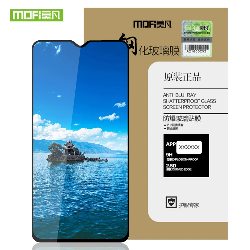 

For Redmi Note8 glass MOFi original For Redmi Note 8 Pro 8T screen protector film full cover tempered glass For Redmi Note8