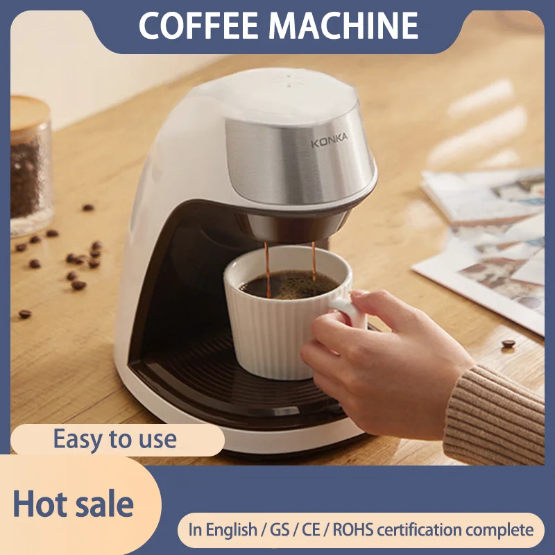 Enlarge Home Small Portable American Coffee Machine Office Tea Brewing Machine Drip Coffee Machine