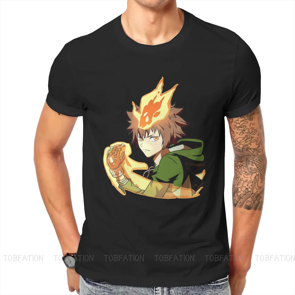 Футболка мужская хлопковая с круглым вырезом винтажная Готическая рубашка