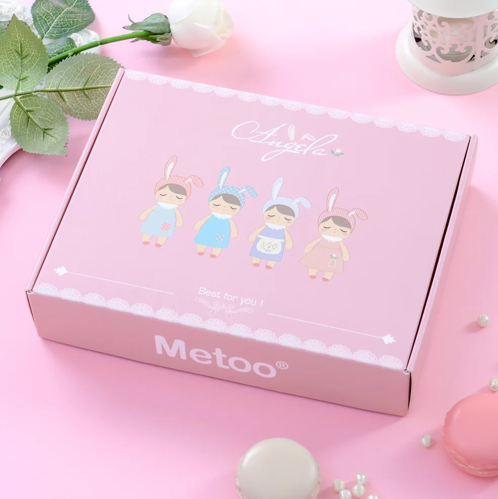 Metoo Плюшевые игрушки куклы мягкие чучела животные для девочек детские мини милый кролик Keychians для детей Мальчики Рождественский подарок 4 шт. набор