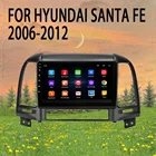 Carplay Авторадио 4G WiFi Android 10 2.5D автомобильный DVD Радио Аудио мультимедийные плееры GPS навигация для Hyundai Santa Fe 2006-2012