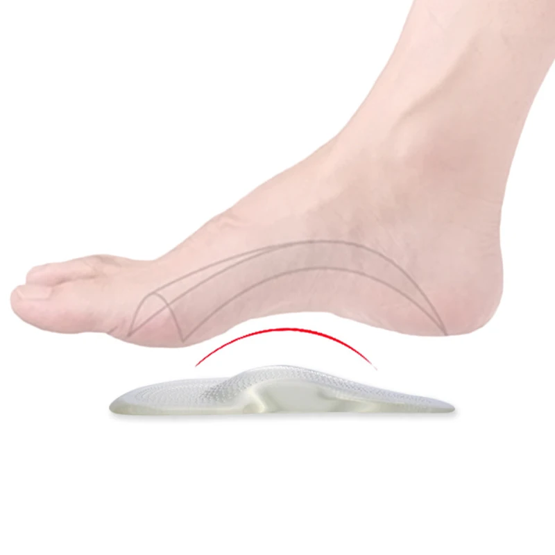 Стельки ортопедические силиконовые самоклеящиеся 2 шт. = 1 пара | Красота и