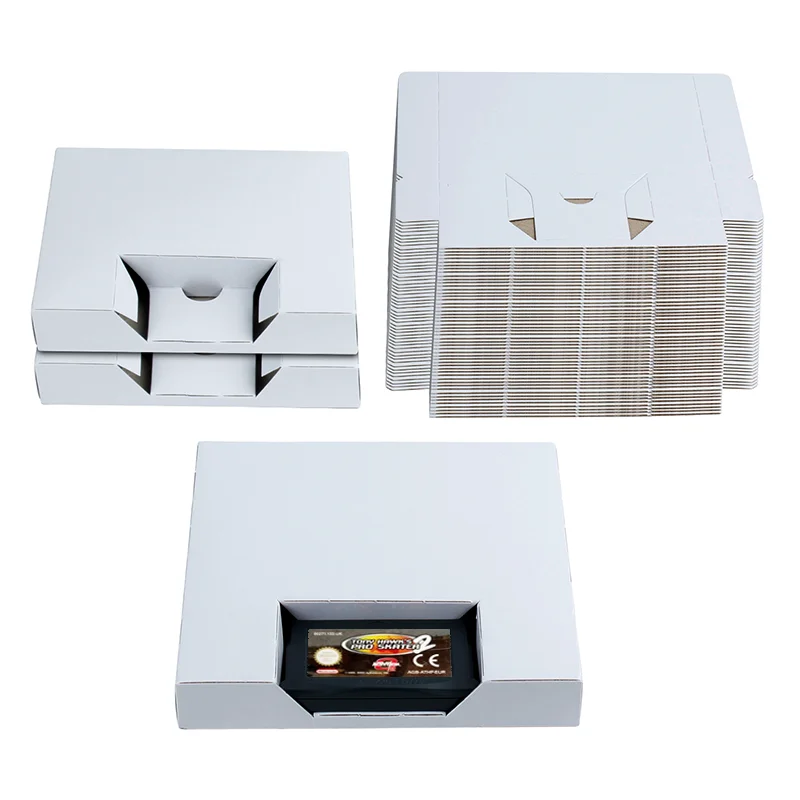 

10pcs Carton Replacement Inner Inlay Replacement Cardboard Insert Game Box Tray for GBA Game Cartridge US Version