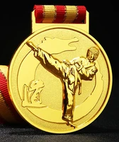judo wrestling martial arts competition metal medal commemorative card 2021