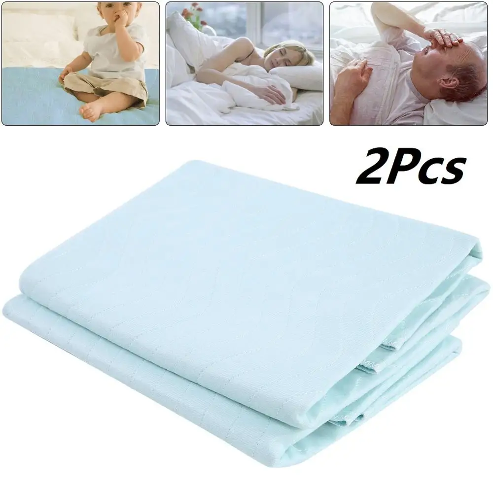 2 Pcs 80x90 Reusable Washed Adult Pee Pads Waterproof Slip Bedridden Patient Elderly Child Incontinence Pad Bedlinings New | Красота и