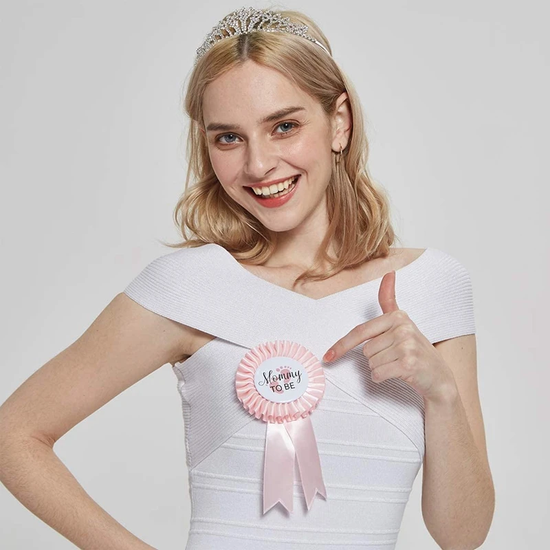Наплечный значок с надписью Baby Shower для мальчиков и девочек | Дом сад