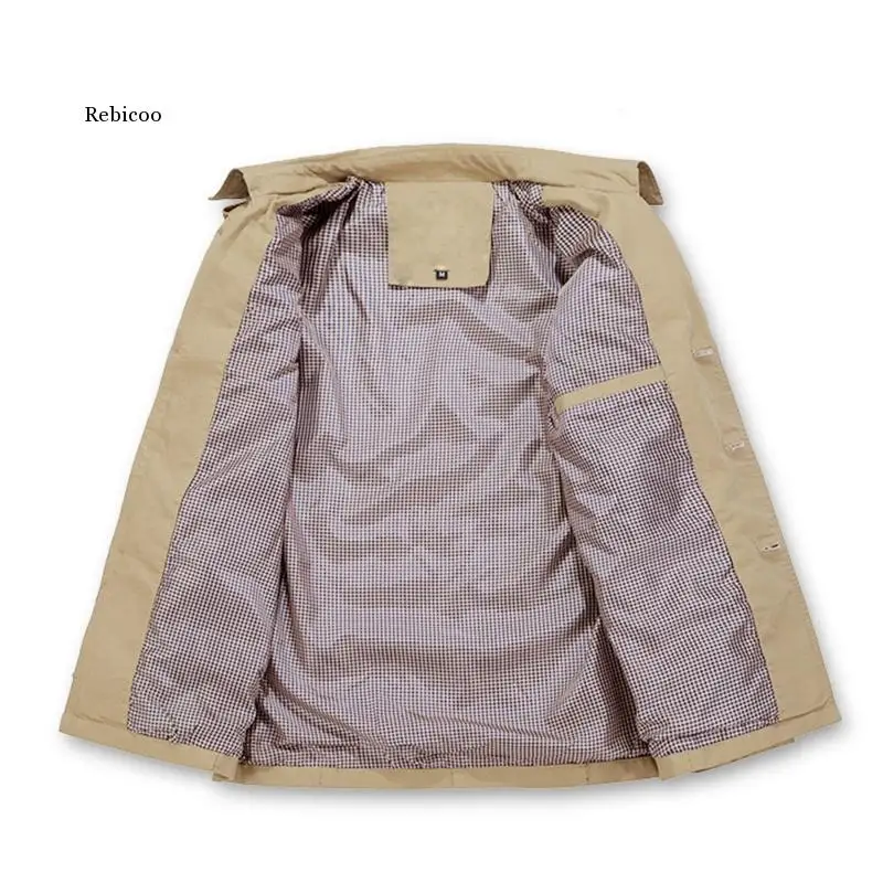 

Autumn/winter Coat Men Jackets Casual Outwear Windbreaker Jacket Plush Insided Long Winter Coat Large Size 5Xl